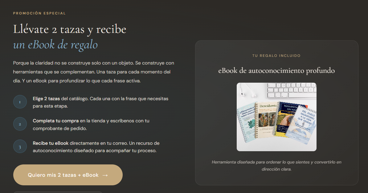 Ceramic Mug - Motivational Phrase / Taza de Ceramica - Frase motivacional "Silencia-tu-mente" - Imagen 3